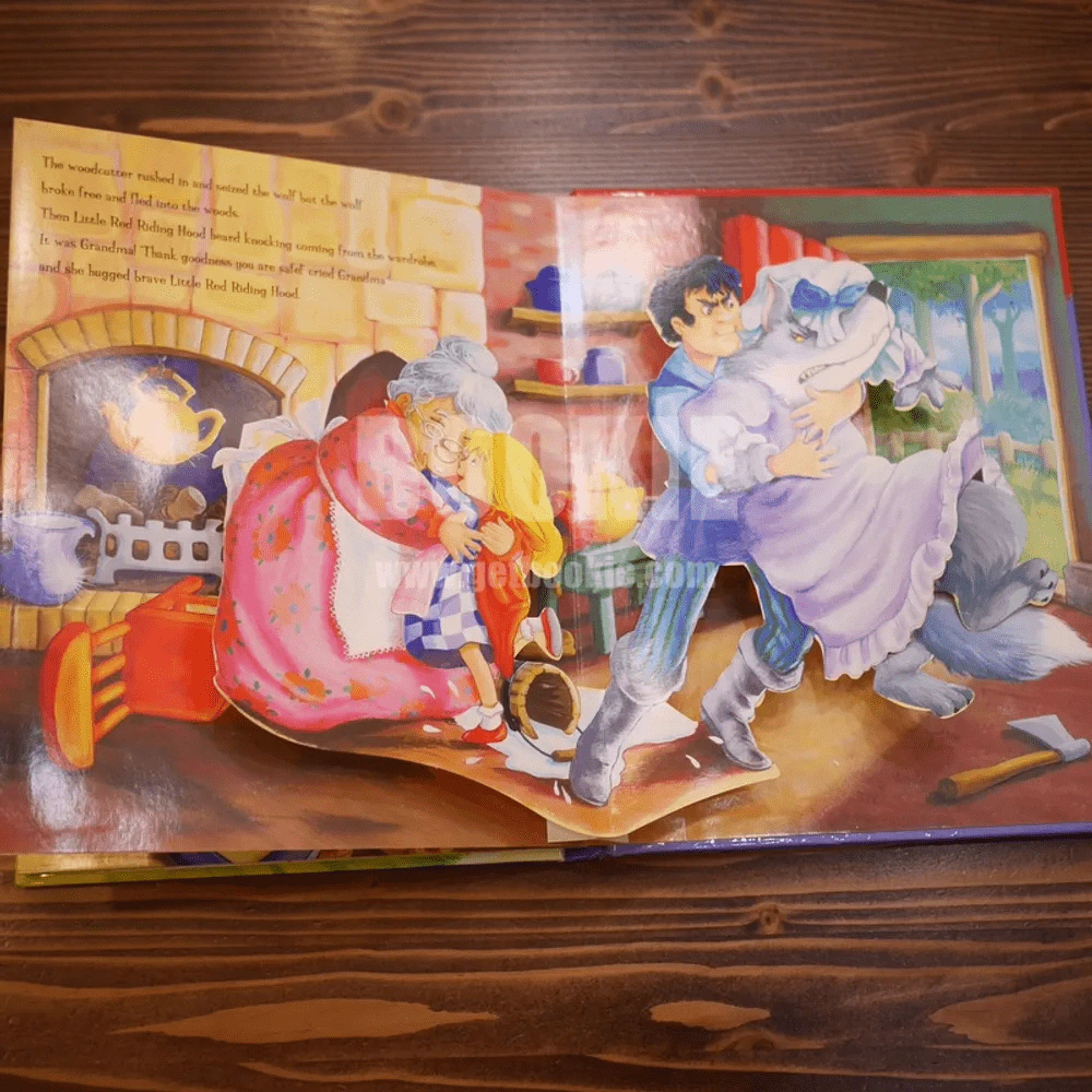 Little Red Riding Hood Pop-up Story Book หนูน้อยหมวกแดง รูปที่ 9