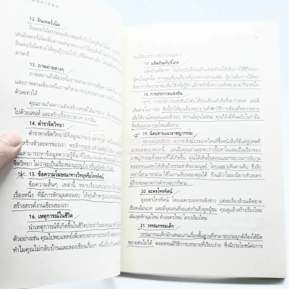 คู่มือนักเขียน - บงกช (มีรอยขีดเขียน) รูปที่ 5