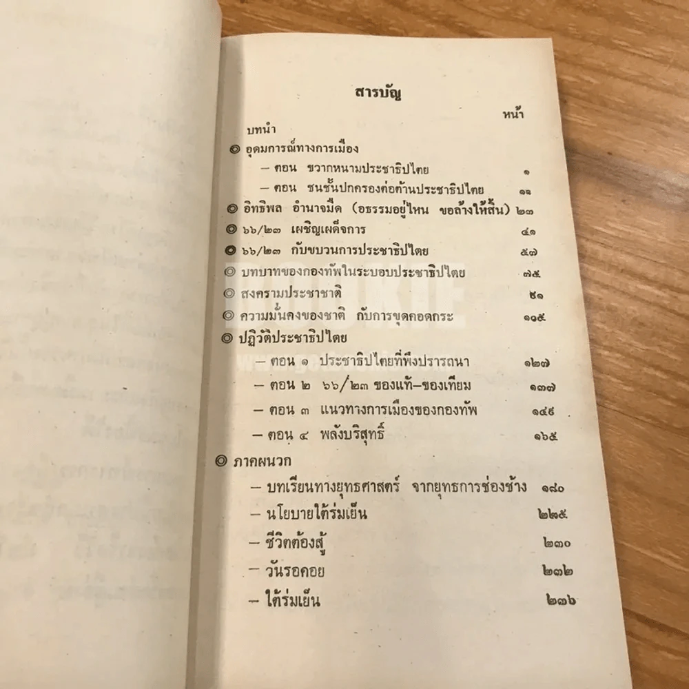 อุดมการณ์ทางการเมือง - พลเอก หาญ ลีนานนท์ (พร้อมลายเซ็น) รูปที่ 8