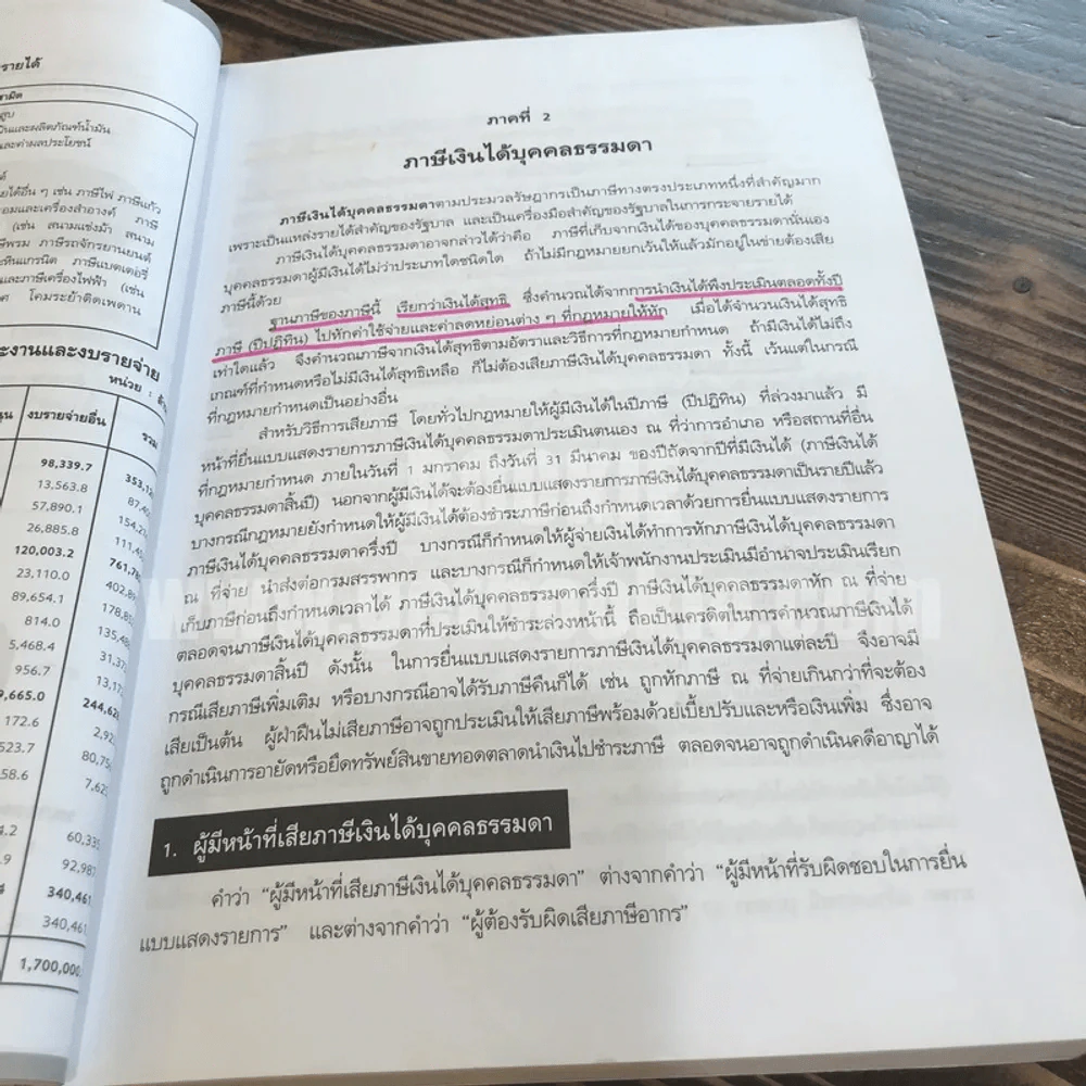 ภาษีอากรตามประมวลรัษฎากร 2553 กลุ่มนักวิชาการภาษีอากร (ในเล่มมีเน้นข้อความตามภาพ) รูปที่ 9