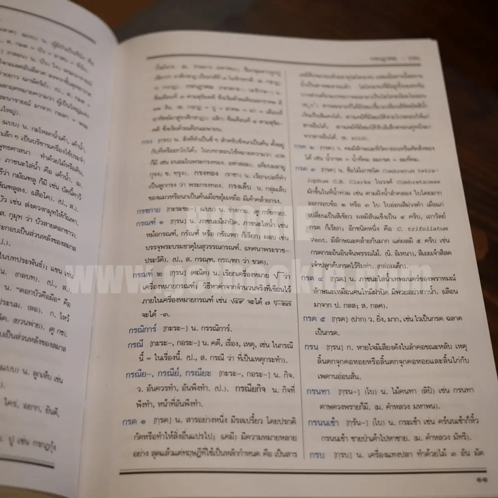 พจนานุกรม ฉบับราชบัณฑิตยสถาน พ.ศ. 2542 (พิมพ์ครั้งแรก) รูปที่ 14