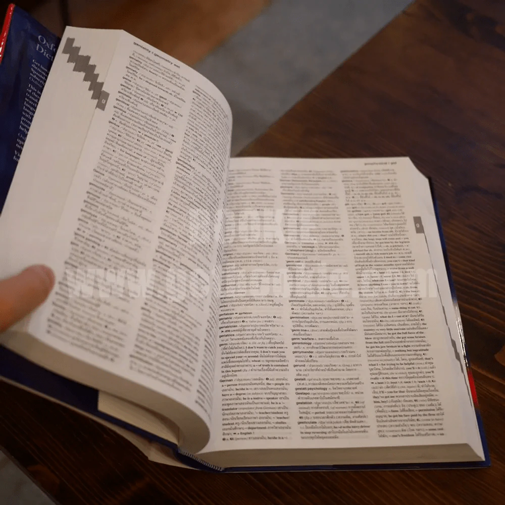 Oxford River Books English-Thai Dictionary พจนานุกรมออกซฟอร์ด-ริเวอร์ บุ๊คส์ อังกฤษ-ไทย (ปกแข็ง) รูปที่ 5