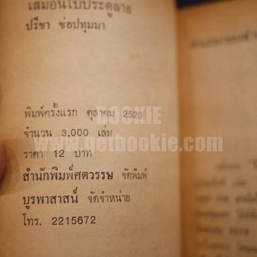 เสมือนใบประดู่ลาย - ปรีชา ช่อปทุมมา รูปที่ 6