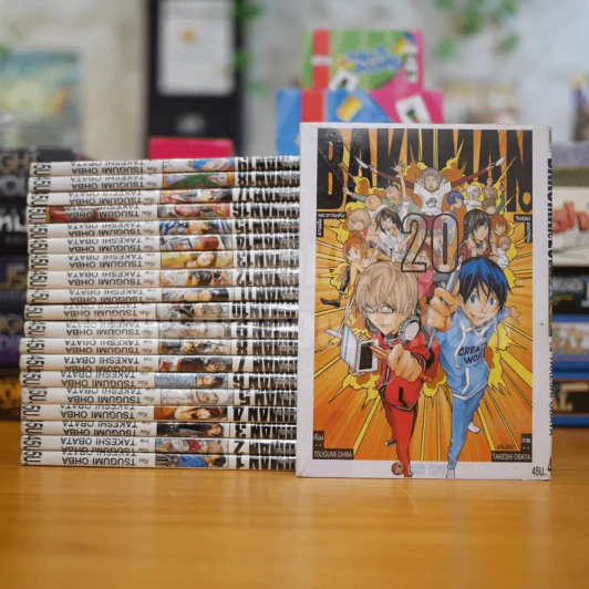 Bakuman บาคุมัง วัยซนคนการ์ตูน 20 เล่มจบ (มี 1 เล่มปกแหว่งตามภาพ) รูปที่ 1