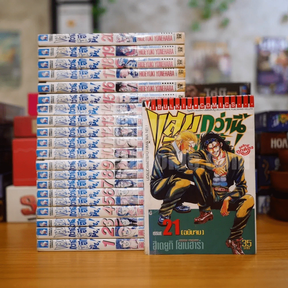 แสบกว่านี้มีอีกมั้ย 21 เล่มจบ (มี 1-2เล่ม ขาด+แหว่งตามภาพ เนื้อหาครบอ่านได้ปกติ) รูปที่ 1