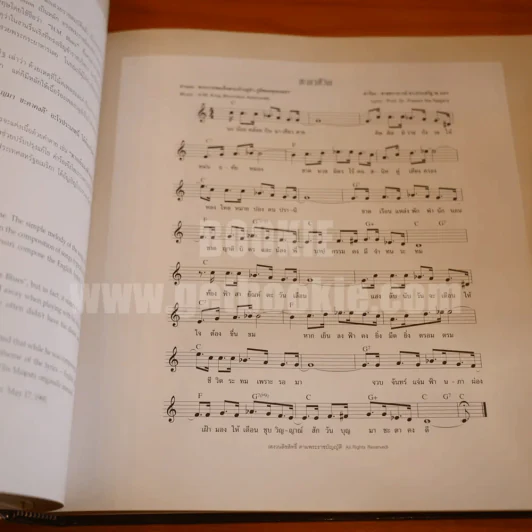 ธ สถิตในดวงใจนิรันดร์ The Musical Compositions Of His Majesty King Bhumibol Adulyadej Of Thailand (พิมพ์ครั้งแรก) รูปที่ 25