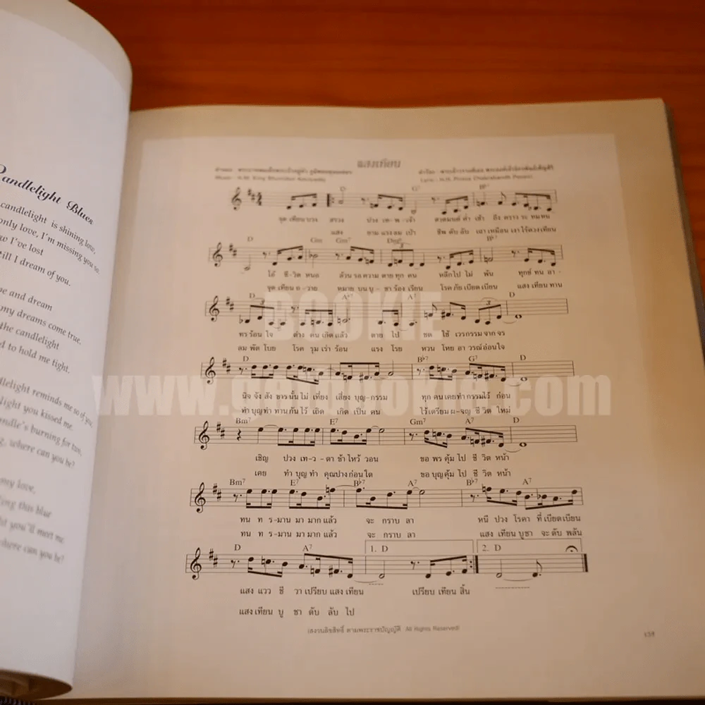 ธ สถิตในดวงใจนิรันดร์ The Musical Compositions Of His Majesty King Bhumibol Adulyadej Of Thailand (พิมพ์ครั้งแรก) รูปที่ 24