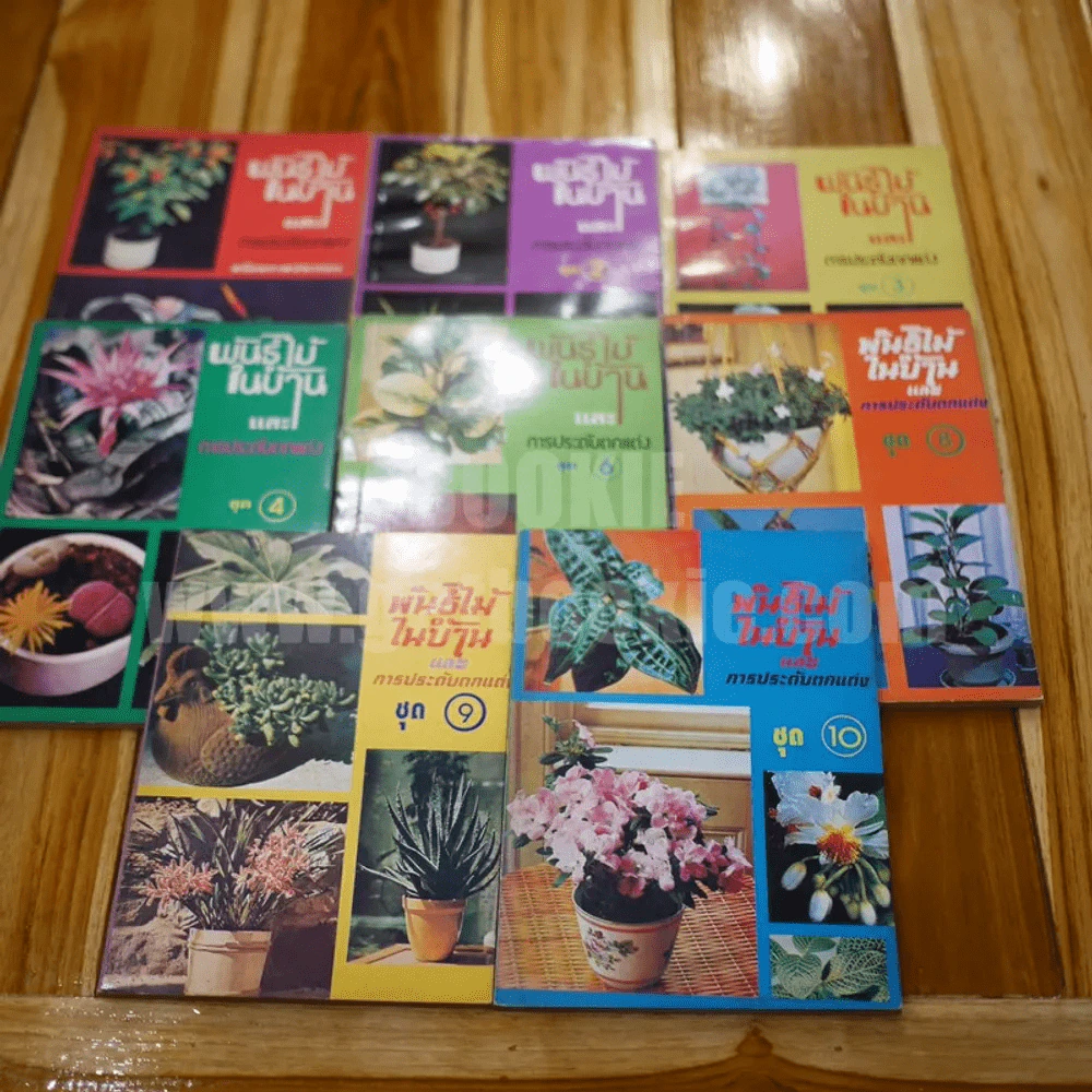 พันธุ์ไม้ในบ้านและการประดับตกแต่ง พร้อมภาพประกอบ ชุด 1-10 (ขาดเล่ม 5,7) รูปที่ 6