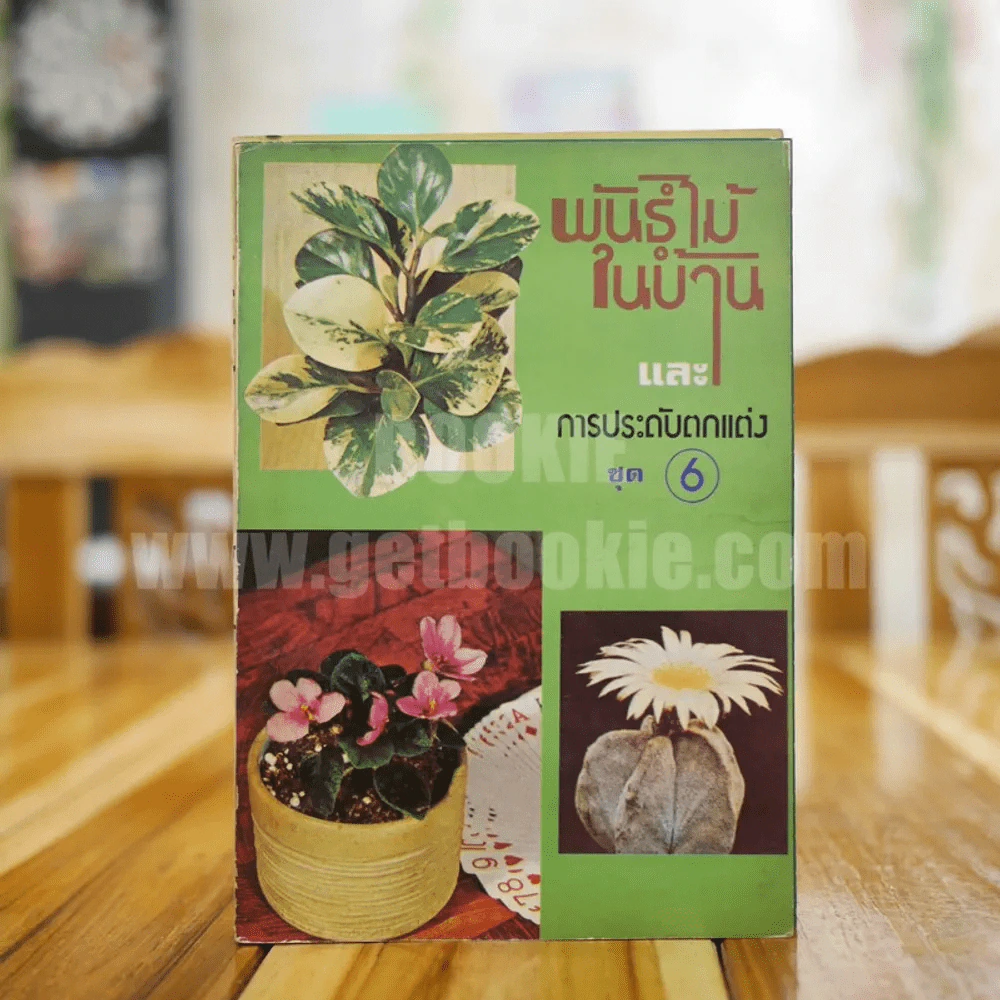 พันธุ์ไม้ในบ้านและการประดับตกแต่ง พร้อมภาพประกอบ ชุด 1-10 (ขาดเล่ม 5,7) รูปที่ 10