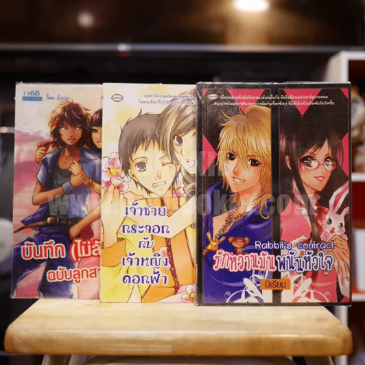 นิยายรักวัยรุ่น 3 เล่ม 100 ชุดที่ 3 บันทึก(ไม่ลับ)ฉบับลูกสาว,เจ้าชายกระจอก,รักหวานมัน รูปที่ 1