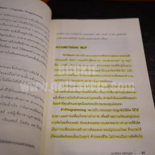 NLP ภาษา สมอง มหัศจรรย์ เทคโนโลยีสร้างความสำเร็จชั่วข้ามคืน - ดร.วิศิษฐ์ ศรีพิบูลย์ รูปที่ 4
