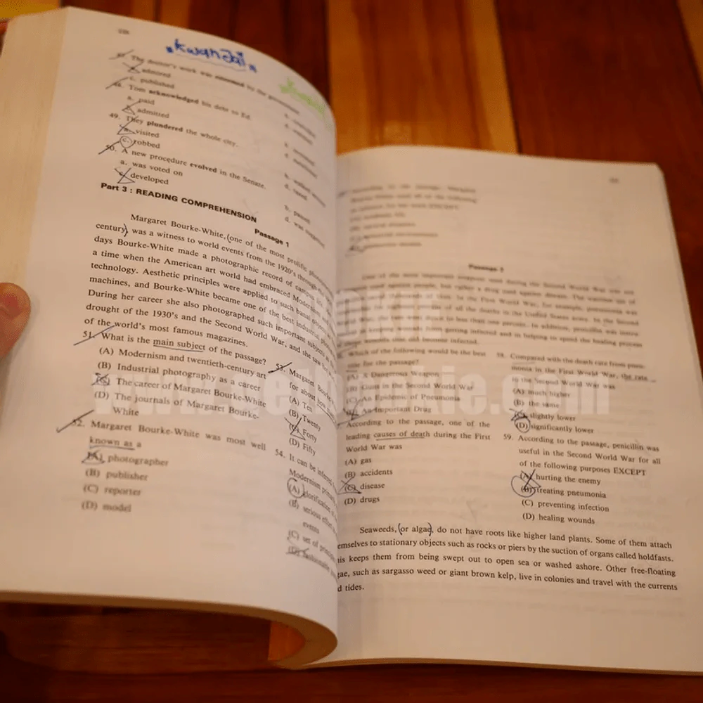 เตรียมสอบ TU-GET -พิชิตข้อสอบ Redesigned Toeic (Parts V-Vll) - Redesigned Toeic Grammar & Reading Tests ขายรวม 3 เล่ม รูปที่ 9