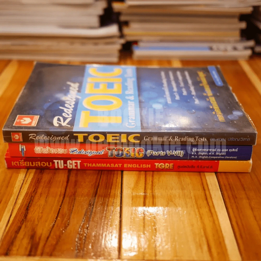 เตรียมสอบ TU-GET -พิชิตข้อสอบ Redesigned Toeic (Parts V-Vll) - Redesigned Toeic Grammar & Reading Tests ขายรวม 3 เล่ม รูปที่ 2