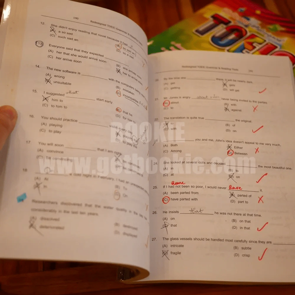 เตรียมสอบ TU-GET -พิชิตข้อสอบ Redesigned Toeic (Parts V-Vll) - Redesigned Toeic Grammar & Reading Tests ขายรวม 3 เล่ม รูปที่ 5