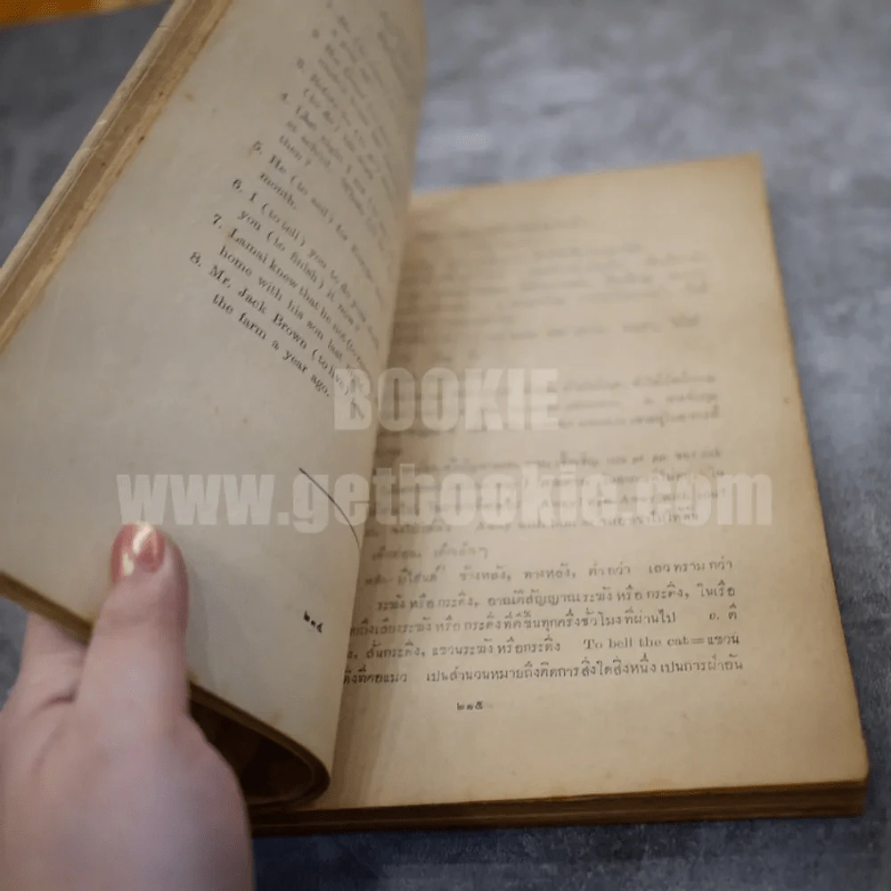 โรงเรียน กรุงเทพฯ อังกฤษศึกษา The Bangkok School of English ปาฐกถาที่ 5 Grammar Lesson The Noun (ปกหลุดตามภาพ) รูปที่ 6