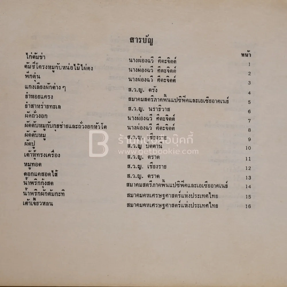 ตำราอาหาร รูปที่ 3