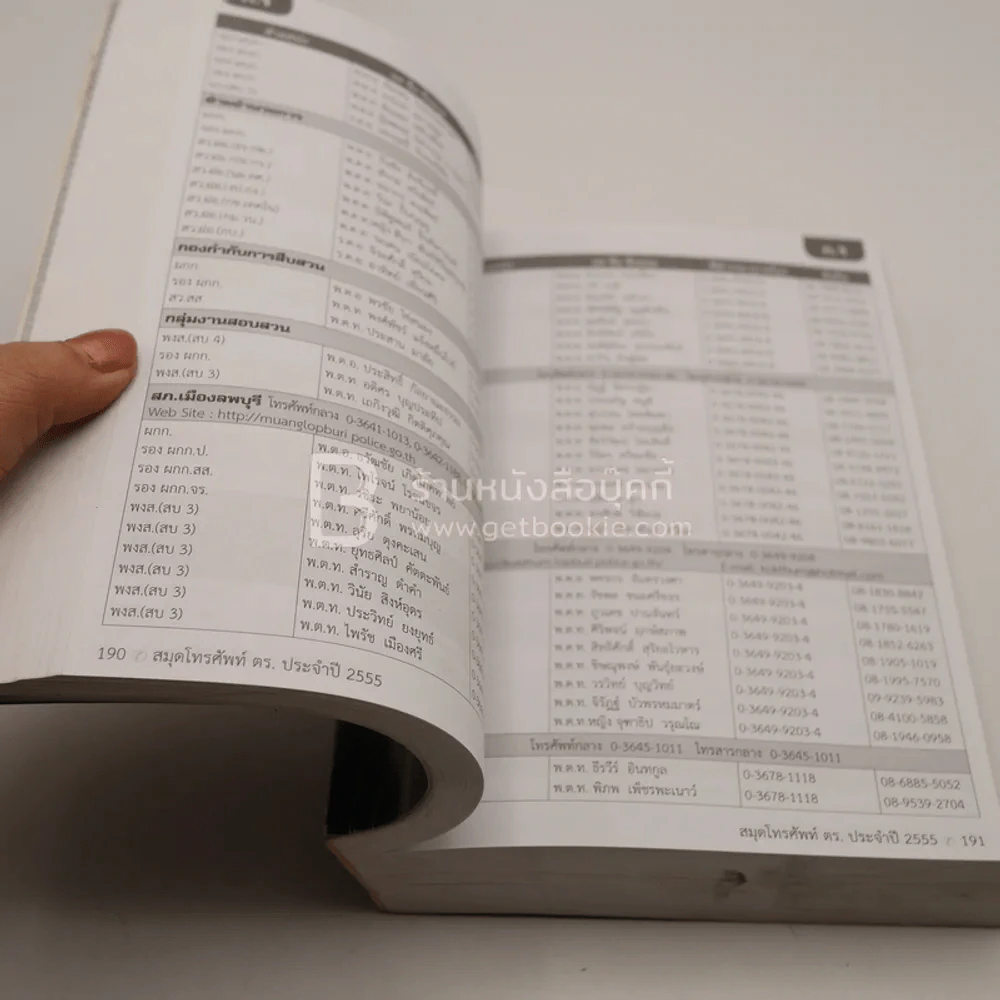 สมุดโทรศัพท์สำนักงานตำรวจแห่งชาติ ประจำปี 2555 เล่มที่ 2 รูปที่ 4