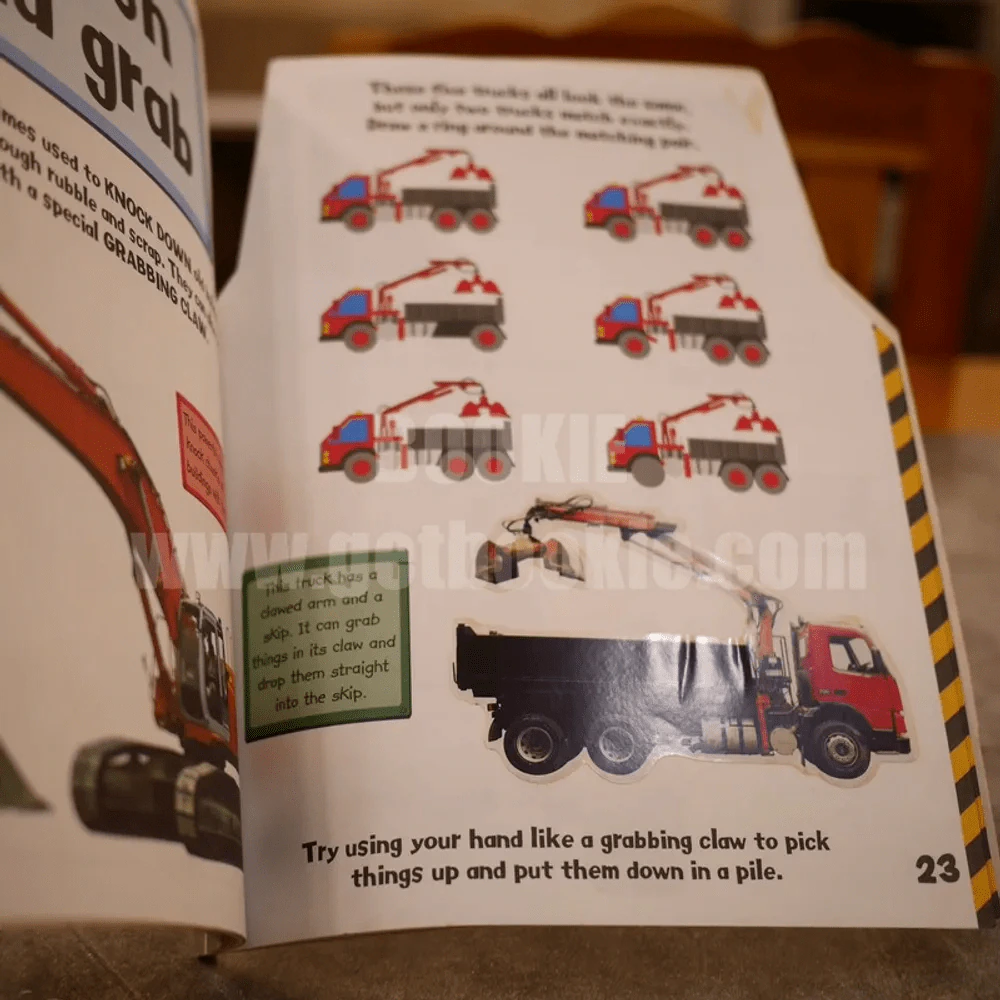 Diggers and Dumpers My Fun Activity Book รูปที่ 5