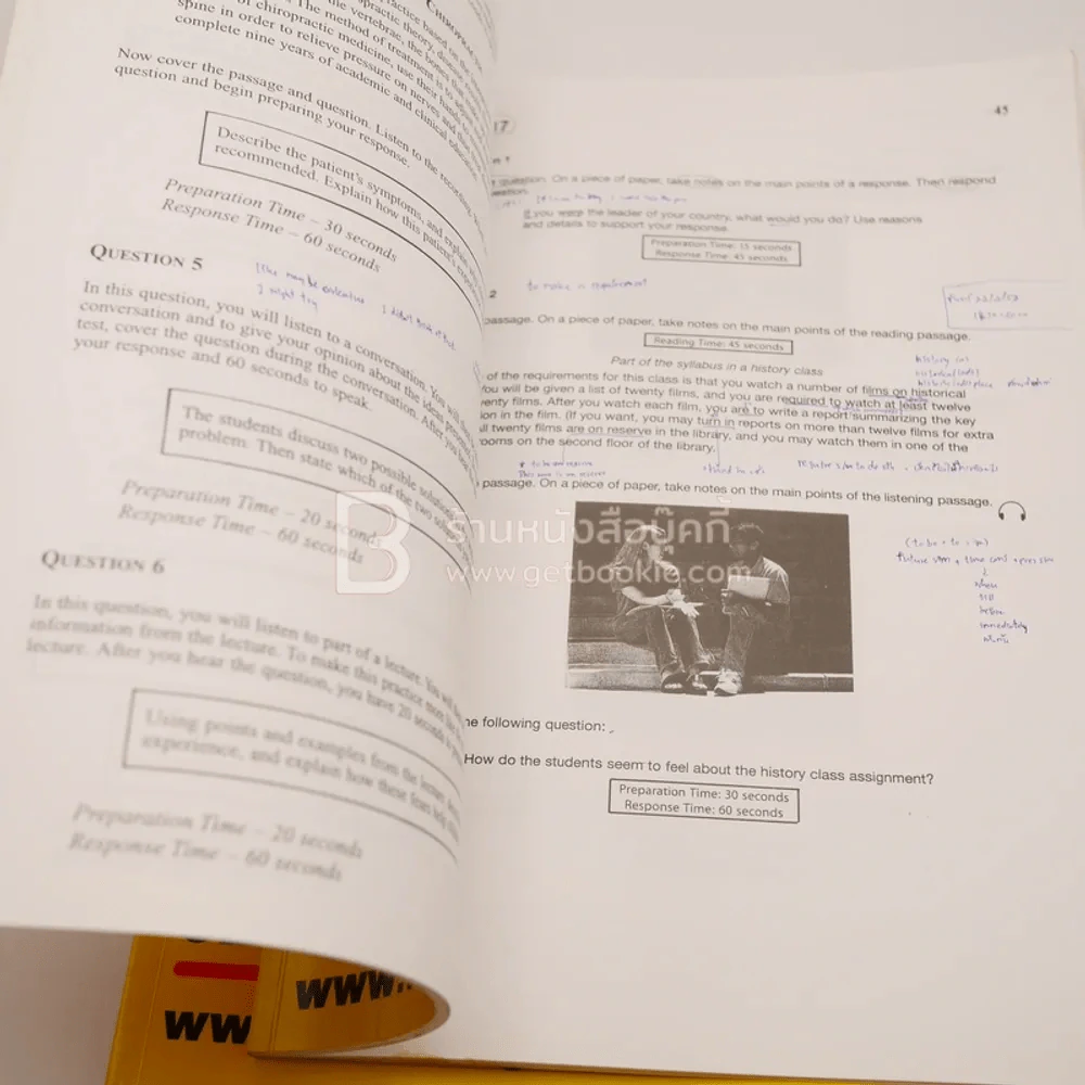 Fast English Toefl Ibt 2 เล่ม (มีคราบน้ำ มีรอยขีดเขียน) รูปที่ 5