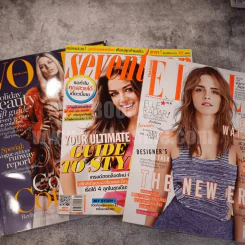 นิตยสารแฟชั่น ชุดที่ 4 แพ็ค 3 เล่ม 100 บาท + แถม Cosmopolitan รูปที่ 1