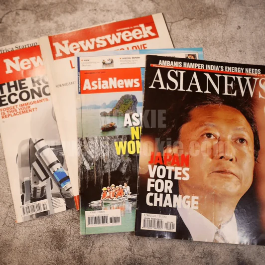 นิตยสารภาษาต่างประเทศ ชุดที่ 3 แพ็ค 4 เล่ม 100 บาท รูปที่ 1