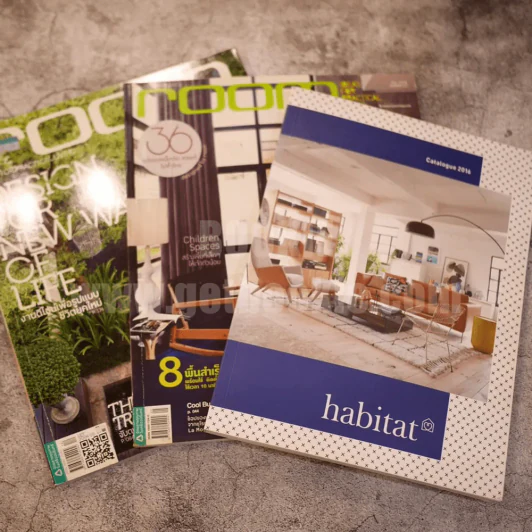 นิตยสารตกแต่งบ้าน ชุดที่ 4 แพ็ค 3 เล่ม (room+habitat) รูปที่ 1