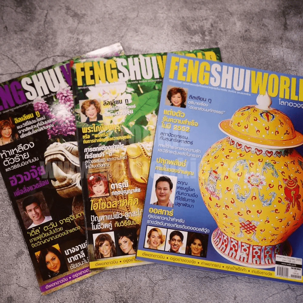 นิตยสาร Feng Shui World โลกฮวงจุ้ย ชุดที่ 3 แพ็ค 3 เล่ม รูปที่ 1