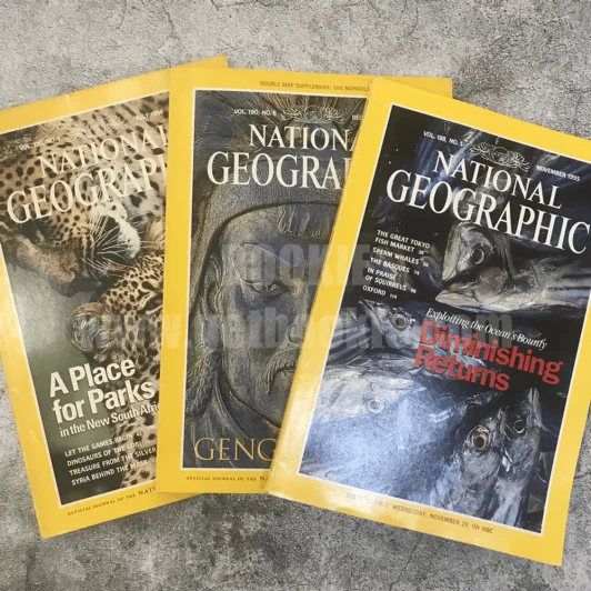 นิตยสารNational Geographic ENG ชุดที่ 4 แพ็ค 3 เล่ม รูปที่ 1
