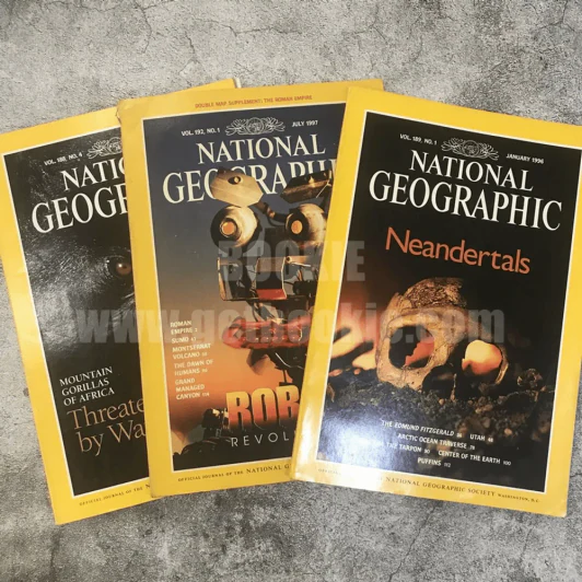 นิตยสารNational Geographic ENG ชุดที่ 6 แพ็ค 3 เล่ม รูปที่ 1
