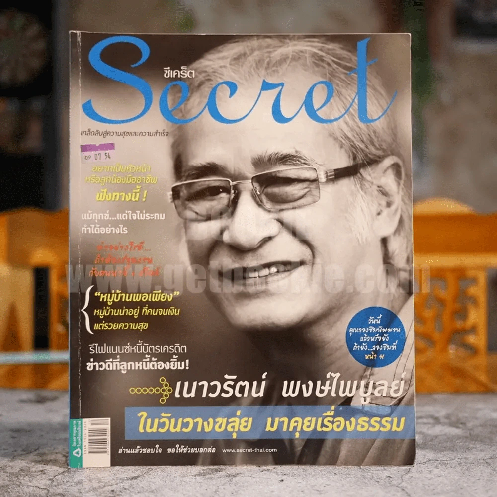 Secret ซีเคร็ต ปีที่ 3 ฉบับที่ 72 เนาวรัตน์ พงษ์ไพบูลย์ รูปที่ 1