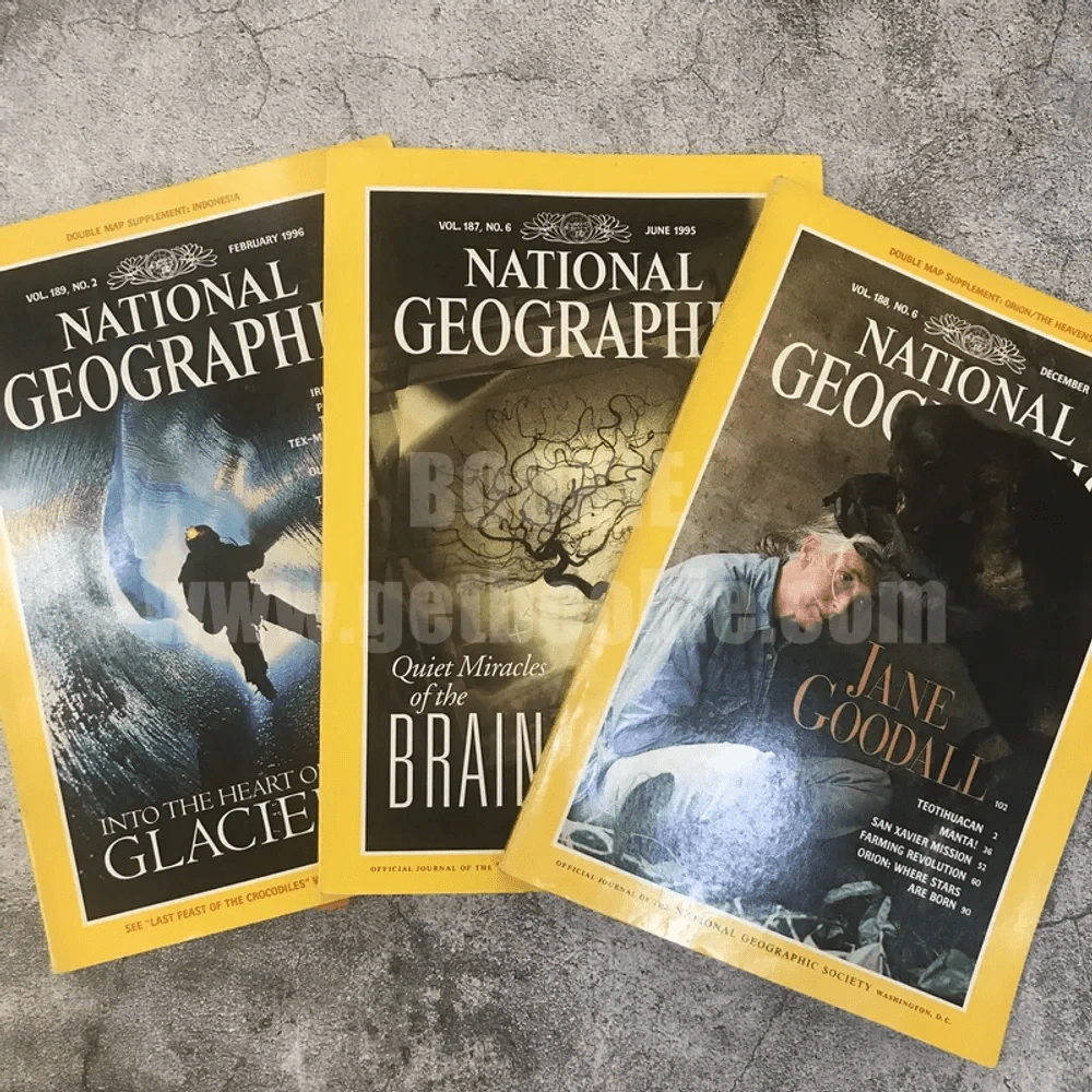 นิตยสารNational Geographic ENG ชุดที่ 2 แพ็ค 3 เล่ม รูปที่ 1