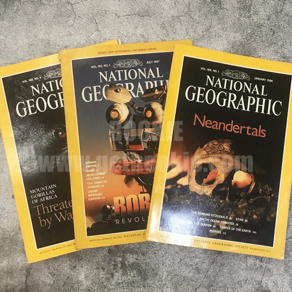 นิตยสารNational Geographic ENG ชุดที่ 6 แพ็ค 3 เล่ม รูปที่ 1