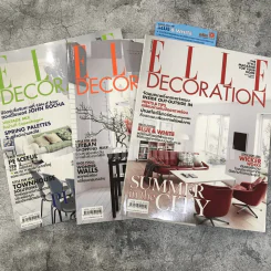 นิตยสารตกแต่งบ้าน ชุดที่ 8 แพ็ค 3 เล่ม (Elle Decoration) รูปที่ 1