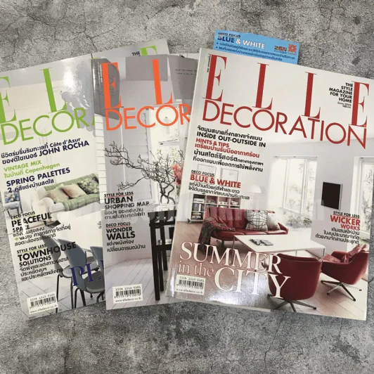 นิตยสารตกแต่งบ้าน ชุดที่ 8 แพ็ค 3 เล่ม (Elle Decoration) รูปที่ 1