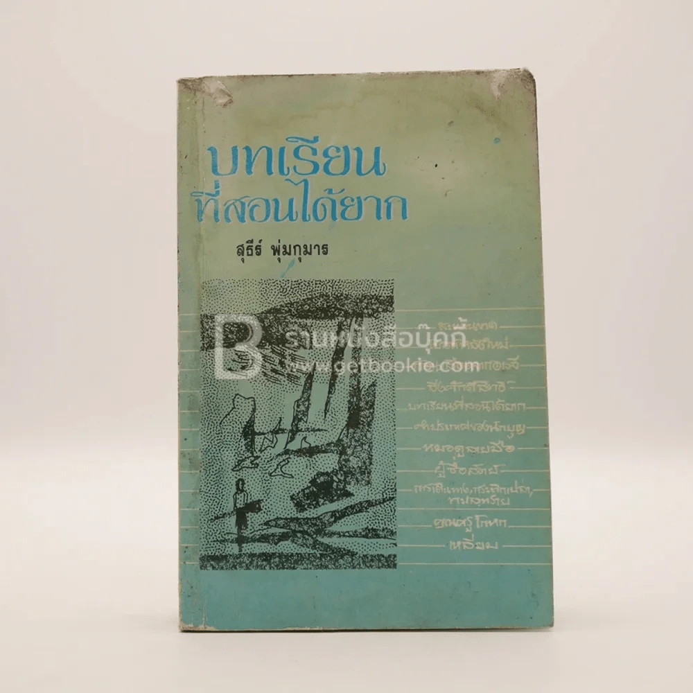 บทเรียนที่สอนได้ยาก - สุธีร์ พุ่มกุมาร รูปที่ 1