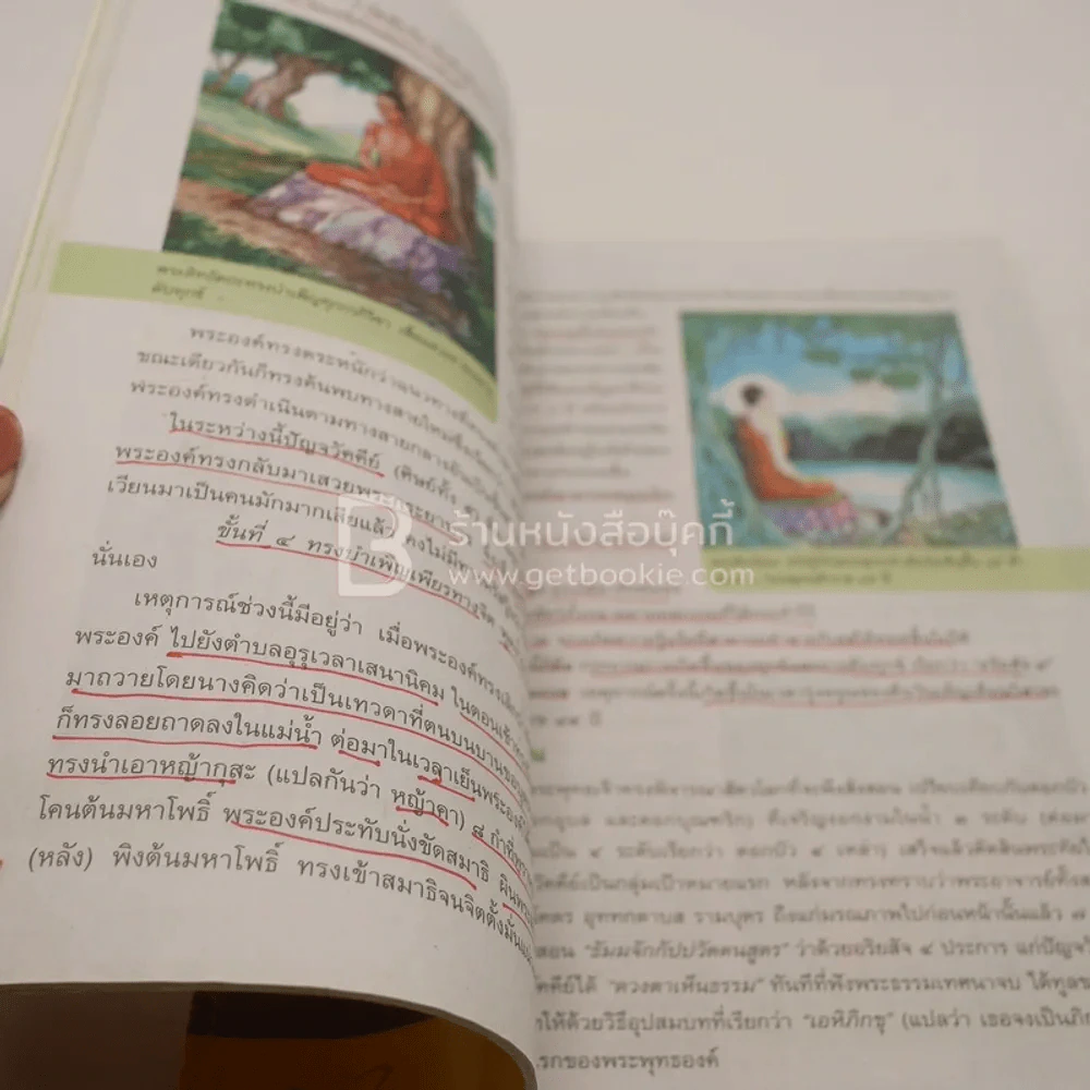 หนังสือเรียน รายวิชาพื้นฐาน พระพุทธศาสนา ม.2 (มีรอยขีดเขียน) รูปที่ 3