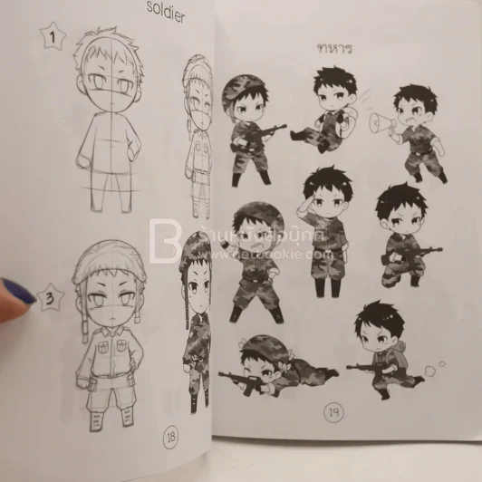 หัดวาดหนุ่มน้อย สไตล์ฟรุ้งฟริ้ง 6 รูปที่ 3