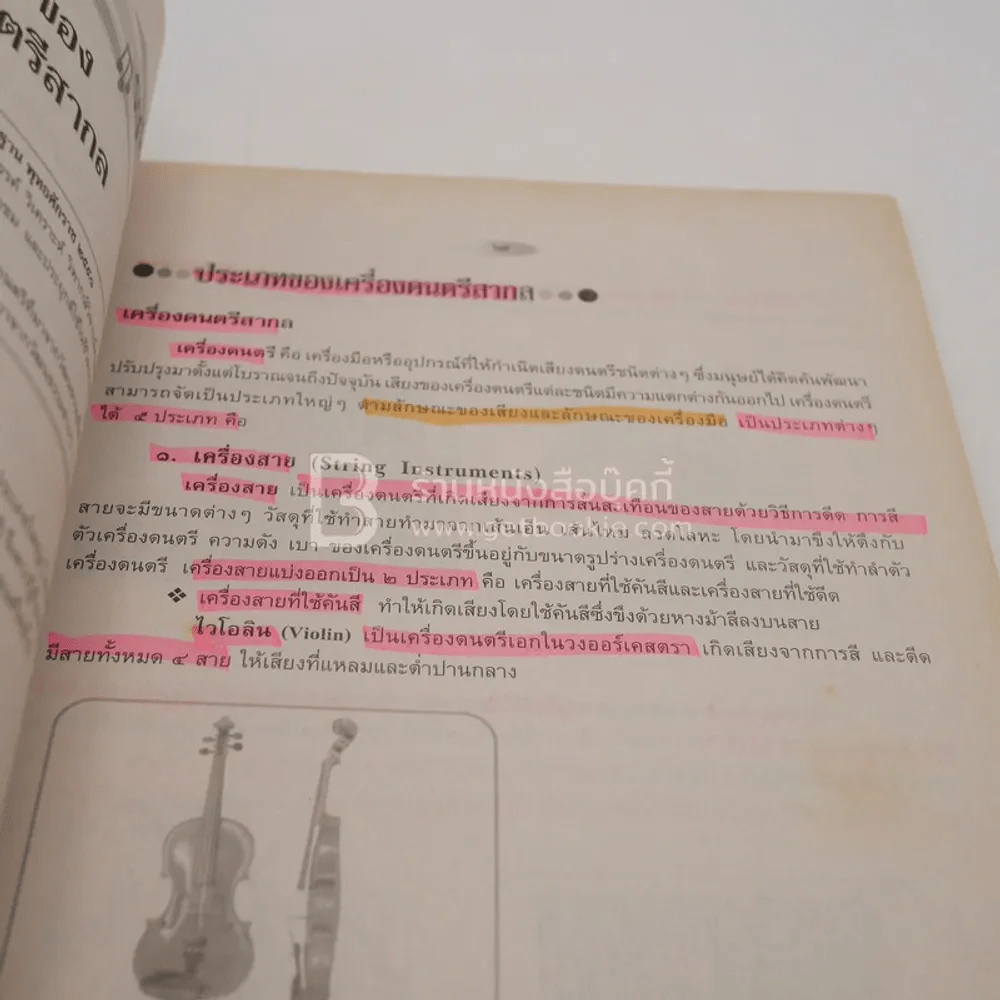 หนังสือเรียนรายวิชาพื้นฐาน ดนตรี 1 ม.1 (มีรอยขีดเขียน) รูปที่ 4