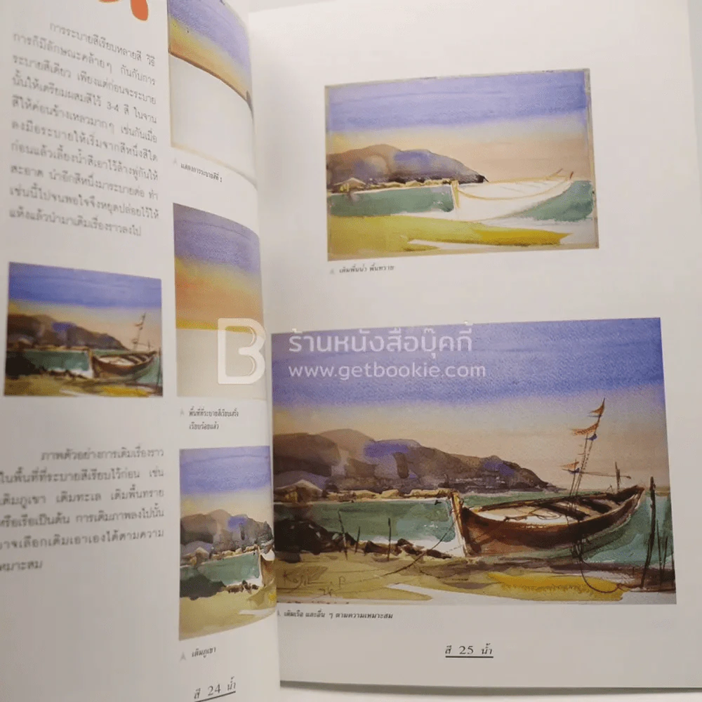 รูปแบบและเทคนิคการระบายสีน้ำ - ผู้ช่วยศาสตราจารย์โกศล พิณกุล รูปที่ 4