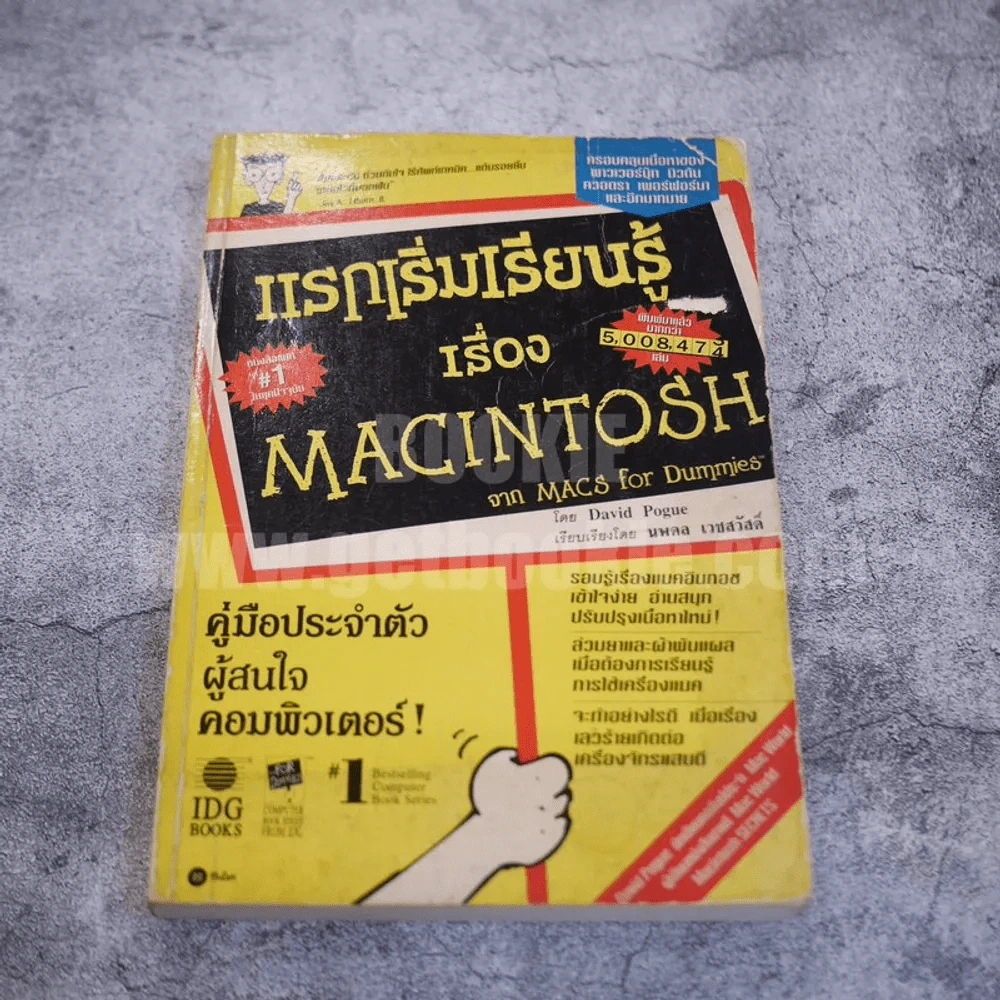 แรกเริ่มเรียนรู้เรื่อง Macintosh เรียบเรียงโดย นพดล เวชสวัสดิ์ รูปที่ 1