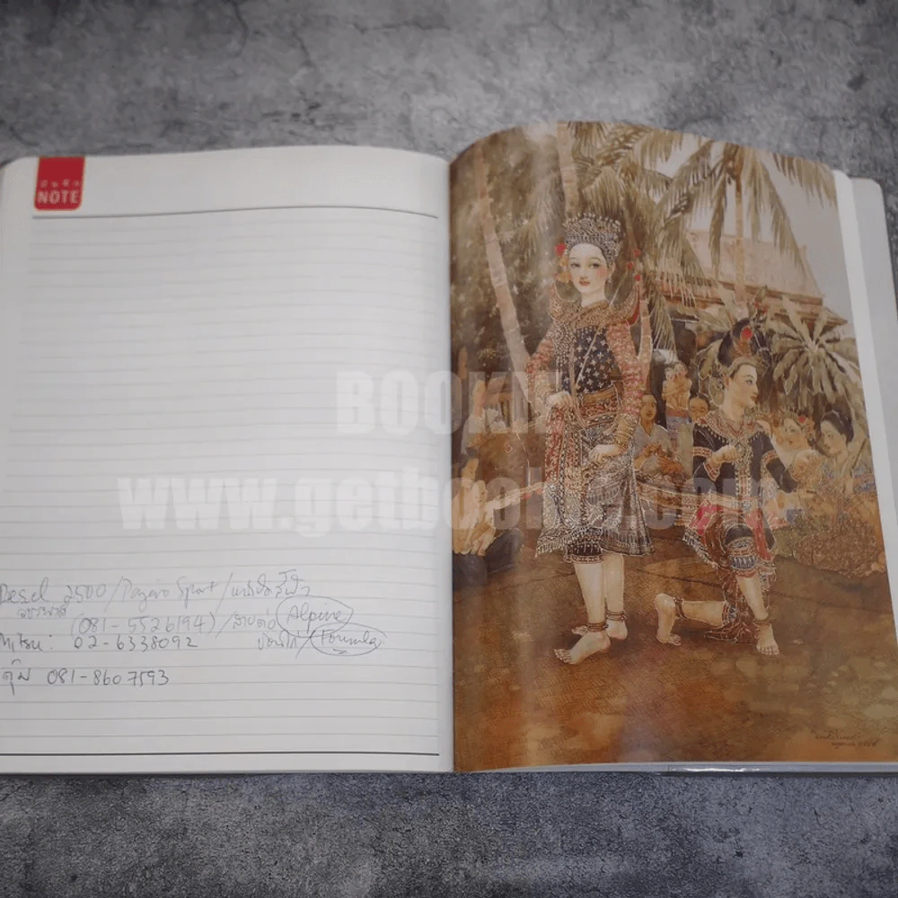 สมุดบันทึก AIA พ.ศ.2557 มีภาพวาดของอ.จักรพันธุ์ รูปที่ 8