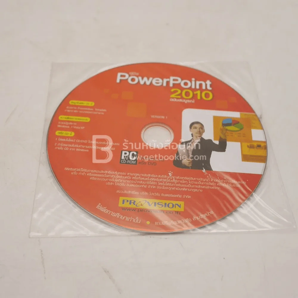 คู่มือ PowerPoint 2010 ฉบับสมบูรณ์ (มีซีดี สภาพบวมน้ำ) รูปที่ 3