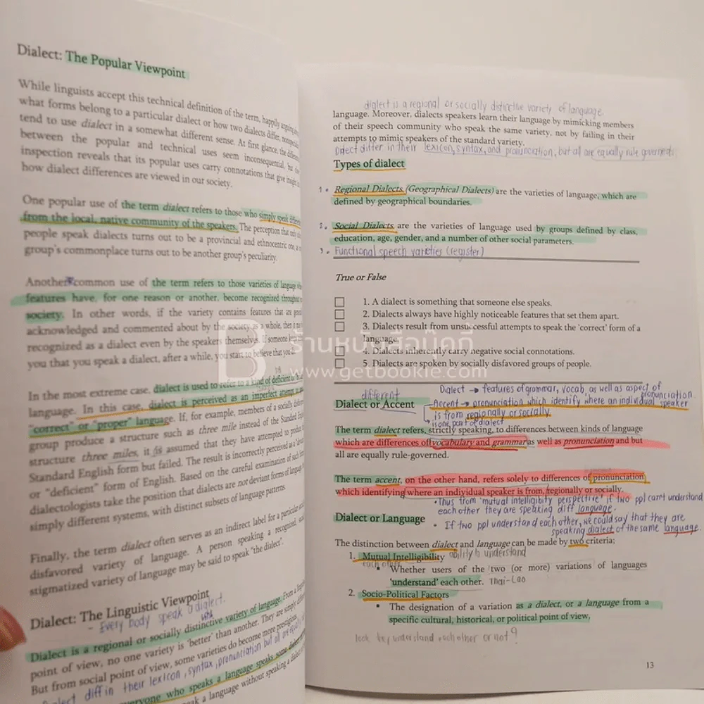 Teaching Materials GL 3103 Language Culture and Behavior (มีรอยขีดเขียน) รูปที่ 3