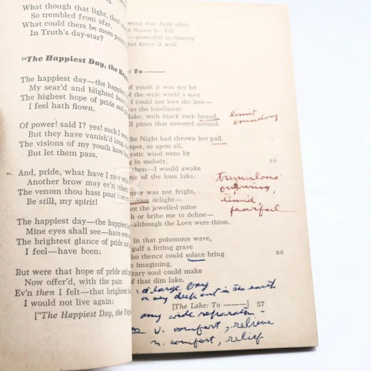 The Laurel Poetry Series Poe (มีรอยขีดเขียน) รูปที่ 4