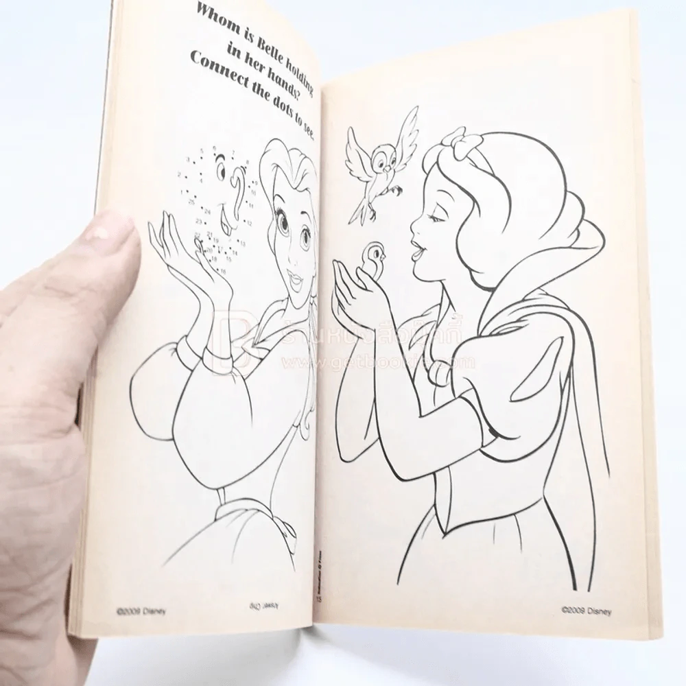 Disney Princess Coloring & Activity Book With Stickers รูปที่ 4