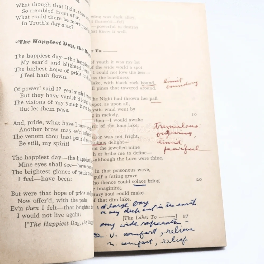 The Laurel Poetry Series Poe (มีรอยขีดเขียน) รูปที่ 4