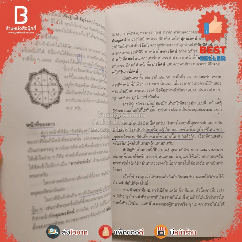 รู้ชีวิตด้วยดวงดาว - ศ.ดุสิต (ด้านในเน้นข้อความ) รูปที่ 5