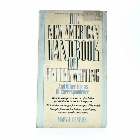 The New American Handbook Of Letter Writing รูปที่ 1
