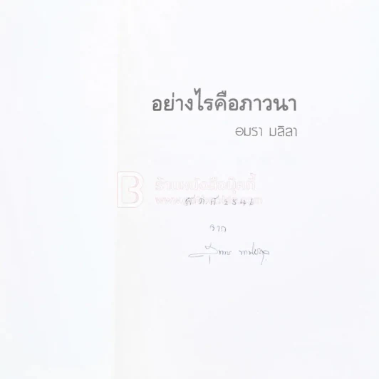 อย่างไรคือภาวนา - อมรา มลิลา รูปที่ 3