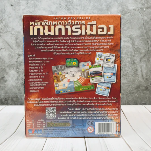 พลิกพิภพดาวอังคาร ภาคเสริม เกมการเมือง (Terraforming Mars Turmoil) บอร์ดเกม รูปที่ 2